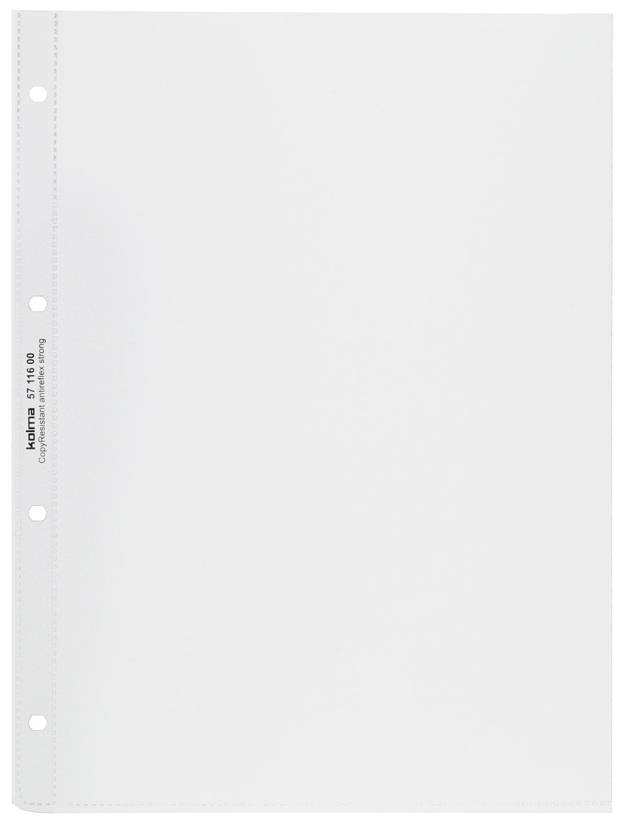 Kolma Sichtmappe A4, Transparent, Kunststoff, 100 µm, 100er-Pack