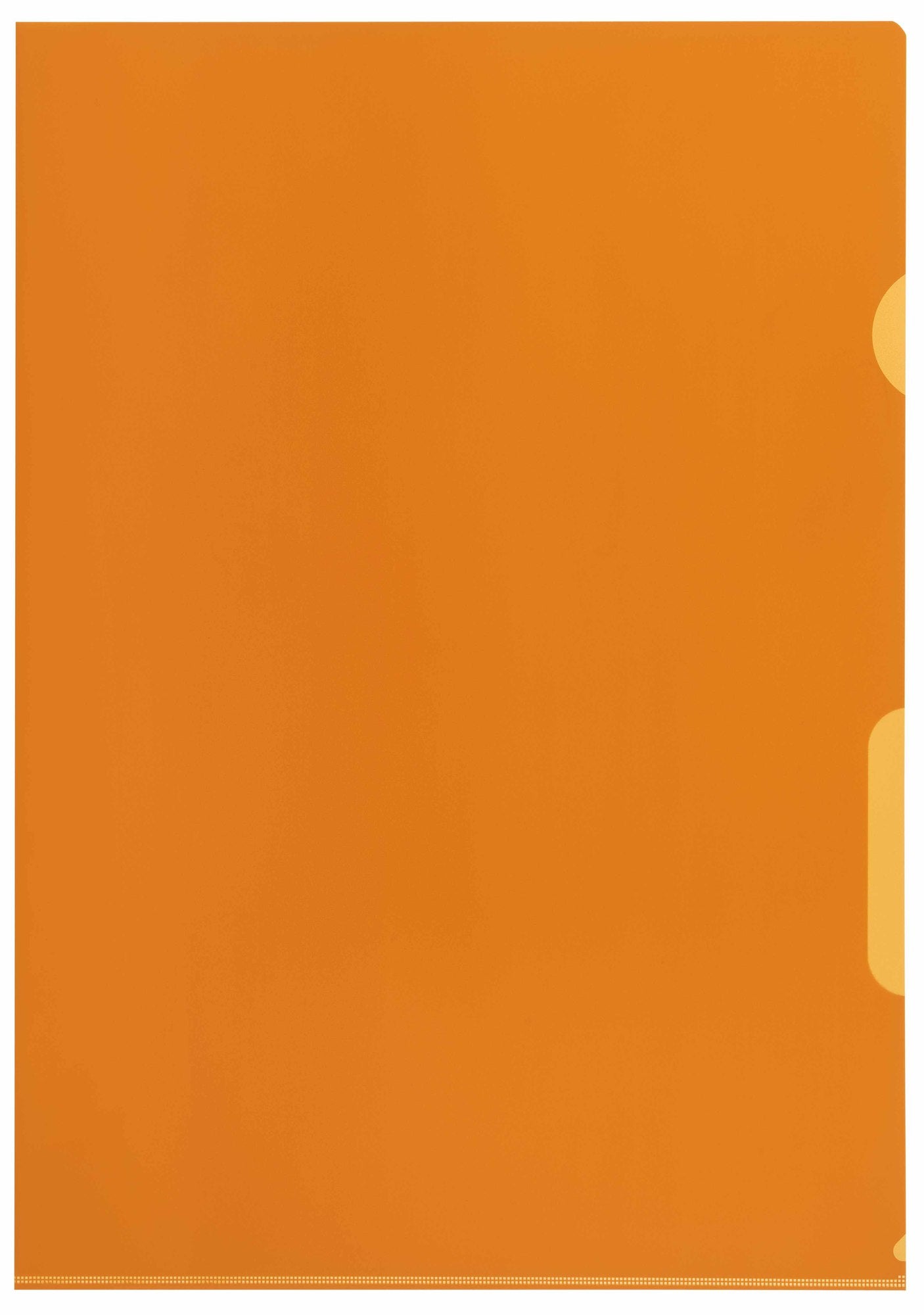Kolma Sichtmappe A4 – Orange, Kunststoff, Matt, 120 µm, 100er-Pack