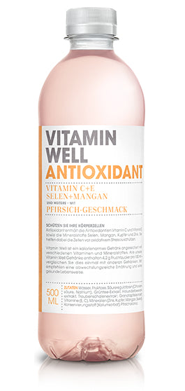 Vitamin Well Vitaminwasser Pfirsich – 5 dl