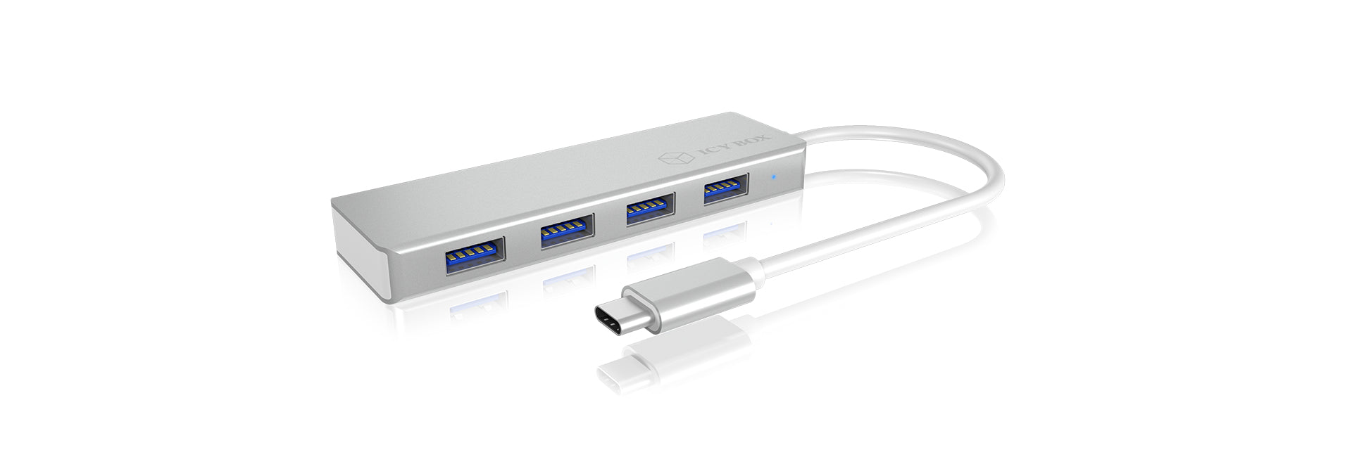 ICY BOX IB-HUB1425-C3 USB-Hub – USB-C, 4× USB-A, für Windows/Mac