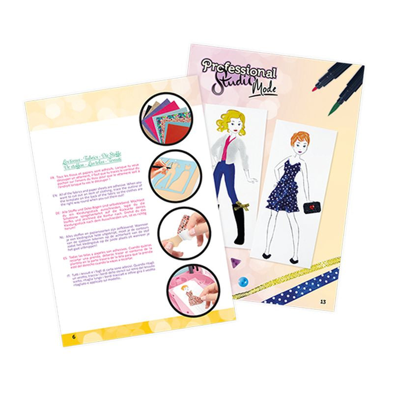 Buki Professional Studio Modedesign-Set – Mehrfarbig – ab 7 Jahren – BUK 210216