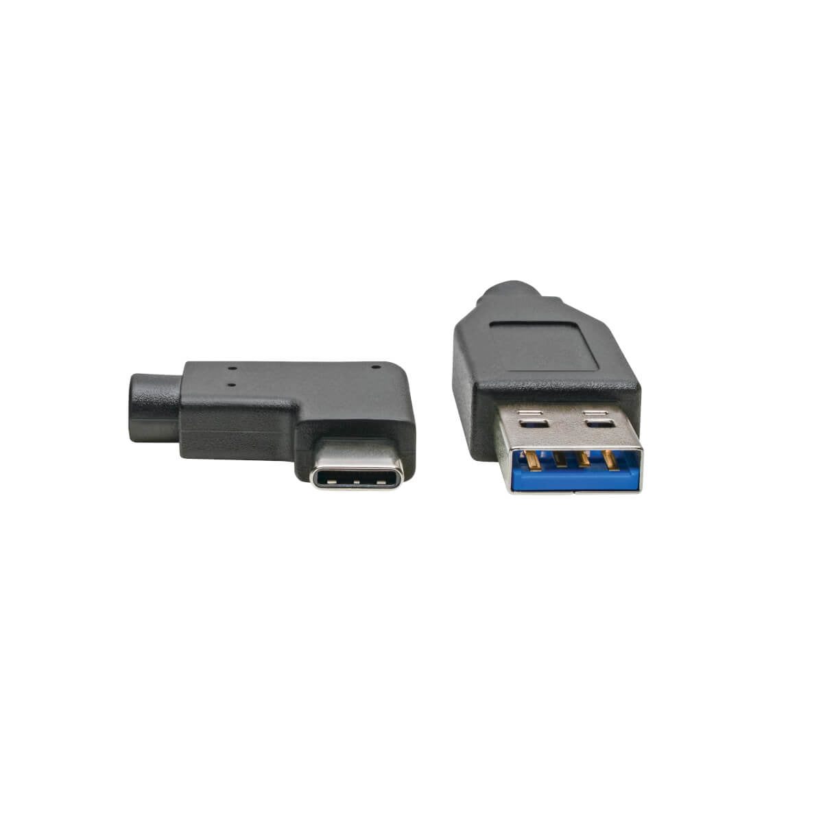 Tripp Lite USB-C auf USB-A Kabel – USB 3.2 Gen 1 (5 Gbit/s) – 0,9 m – Abgewinkelt – Schwarz