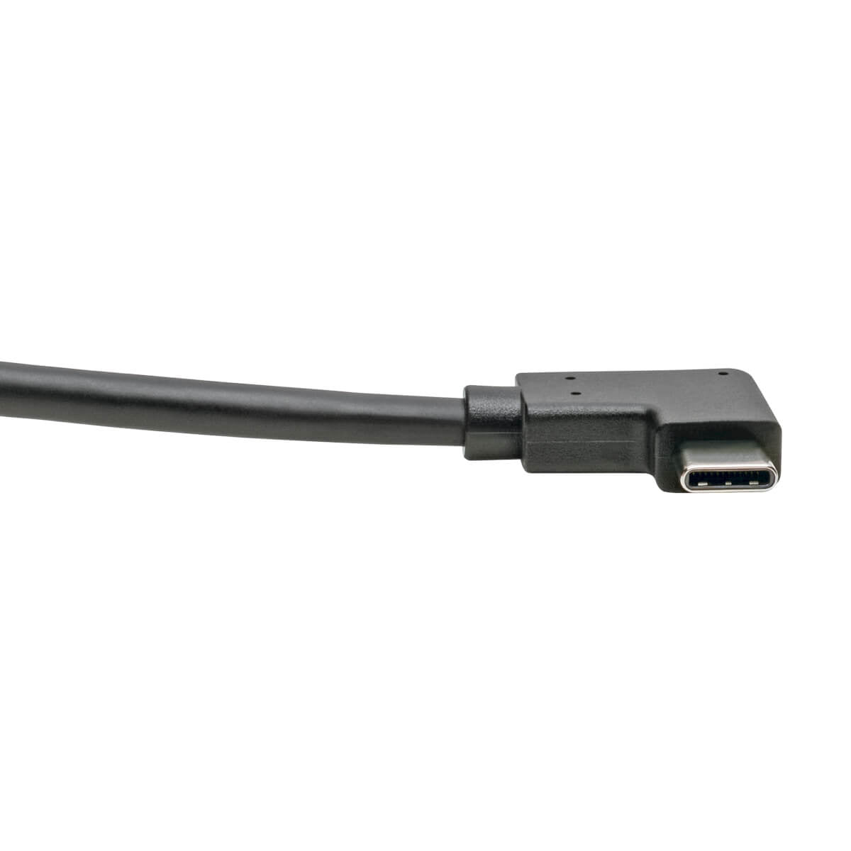 Tripp Lite USB-C auf USB-A Kabel – USB 3.2 Gen 1 (5 Gbit/s) – 0,9 m – Abgewinkelt – Schwarz