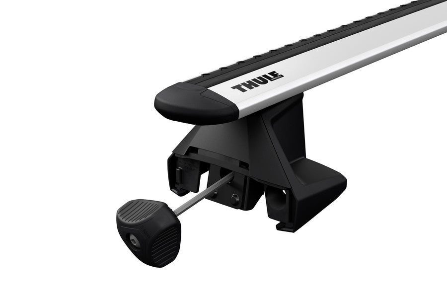 Thule Trägerfuss Evo Clamp – für WingBar Evo, WingBar & SlideBar – 4 Stk. – abschliessbar