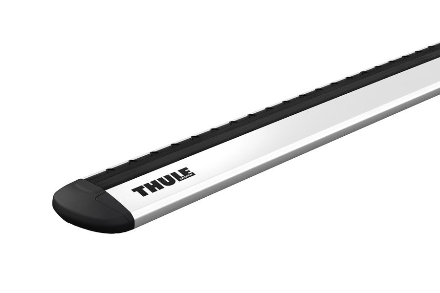 Thule Träger WingBar Evo – abschliessbar, One Key – für Relingmontage – 118 cm, 100 kg – silber – 2 Stk.