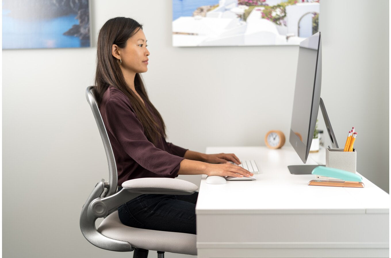 Kensington Tastatur-Handgelenkauflage – Ergosoft – für Slim-Tastatur – Grau