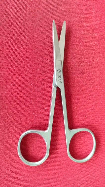 Medical device Schere 11,5 cm, spitz – Metall, steril, Einweg