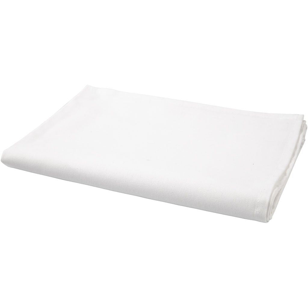 Creativ Company Geschirrtuch – 50 × 70 cm, Weiss, Baumwolle, 70 g/m², 5er-Set