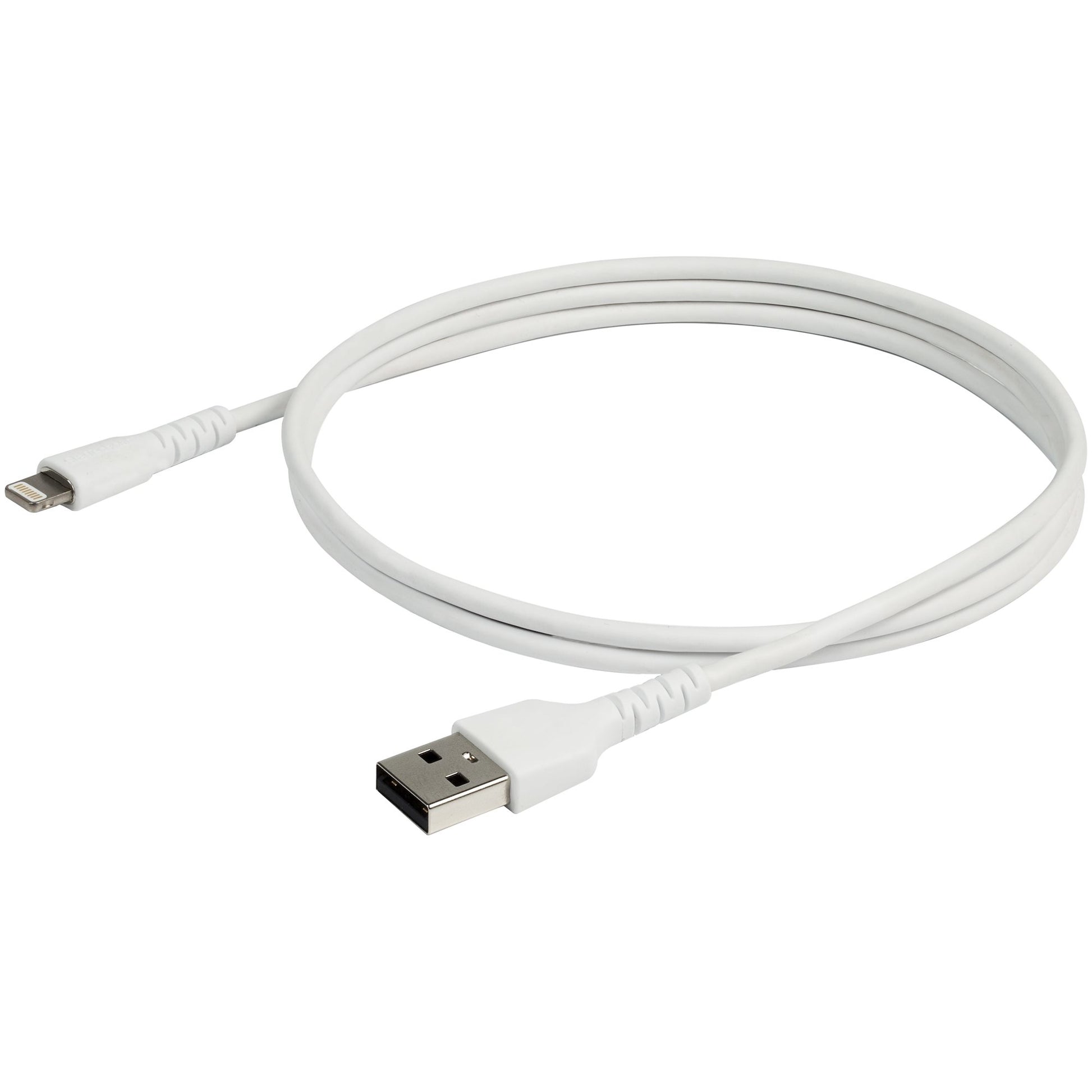 StarTech.com Kabel – Lightning auf USB-A 1 m, MFi-zertifiziert, Weiss – für iPhone/iPad