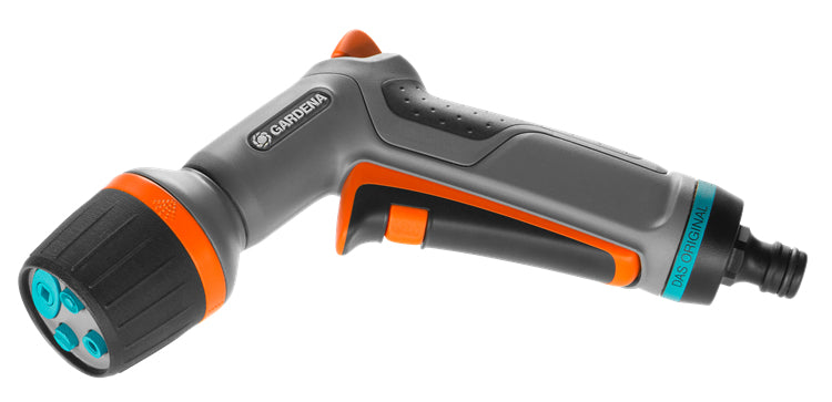 Gardena Wassersprühpistole Comfort Cleaning Düse EcoPulse 18304-20 – schwarz, grau, orange – 1 Stk.
