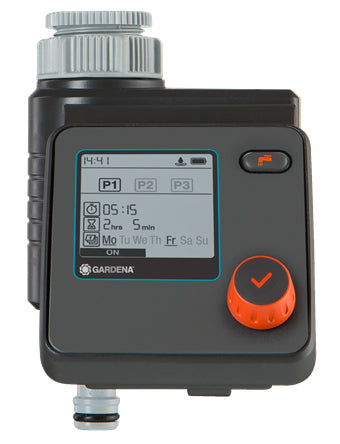 Gardena Controller – Batteriebetrieb, 26,5 mm Anschluss, 12 bar, 180 min – für Sprinkleranlage – Anthrazit