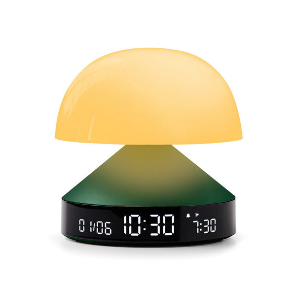 LEXON Lichtwecker Mina Sunrise – digital – dunkelgrün, Wecktöne