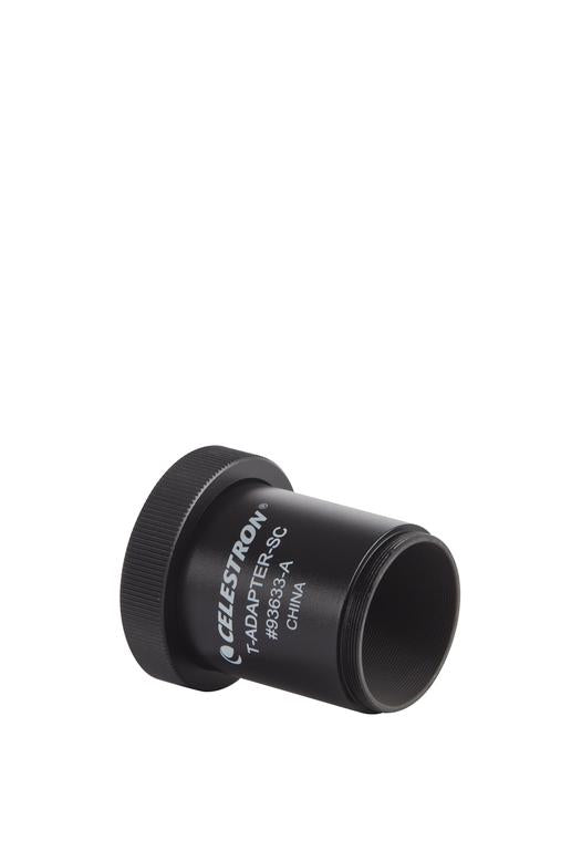 Celestron T-Adapter Teleskop-Adapter – für Schmidt-Cassegrain (C5, C6, C8 u. a.) – Schwarz
