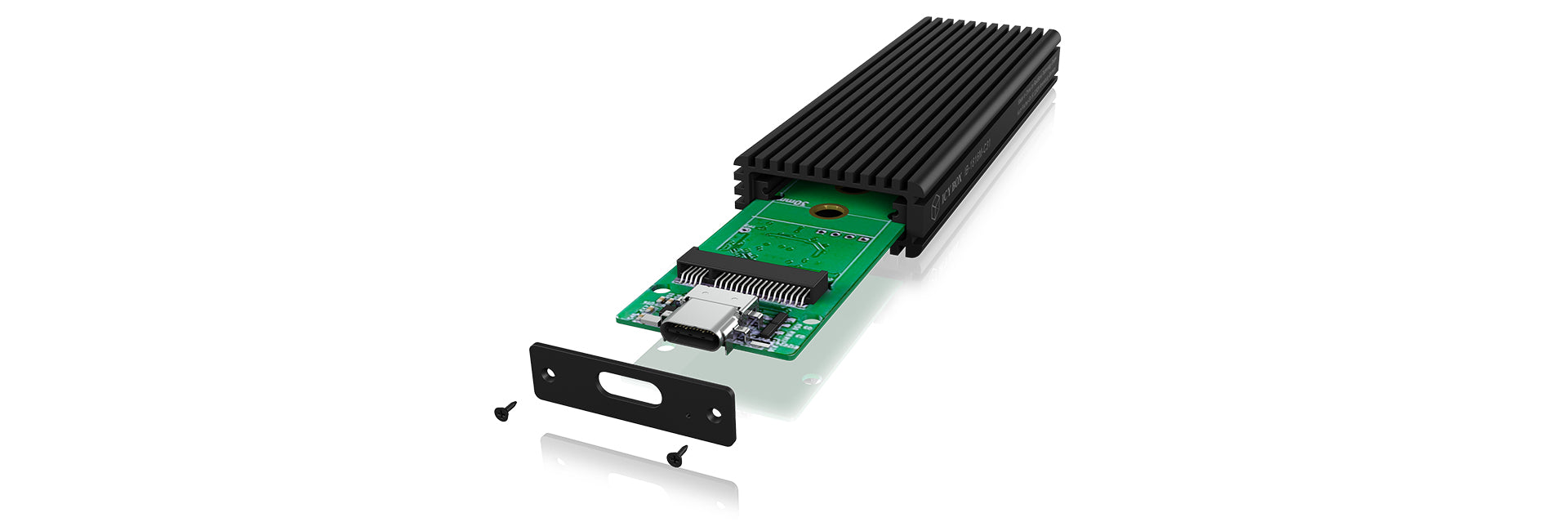 ICY BOX IB-1816M-C31 – 1-Schacht M.2 SSD-Gehäuse – für M.2 (M-Key), PCIe/NVMe, Längen 30–80 mm
