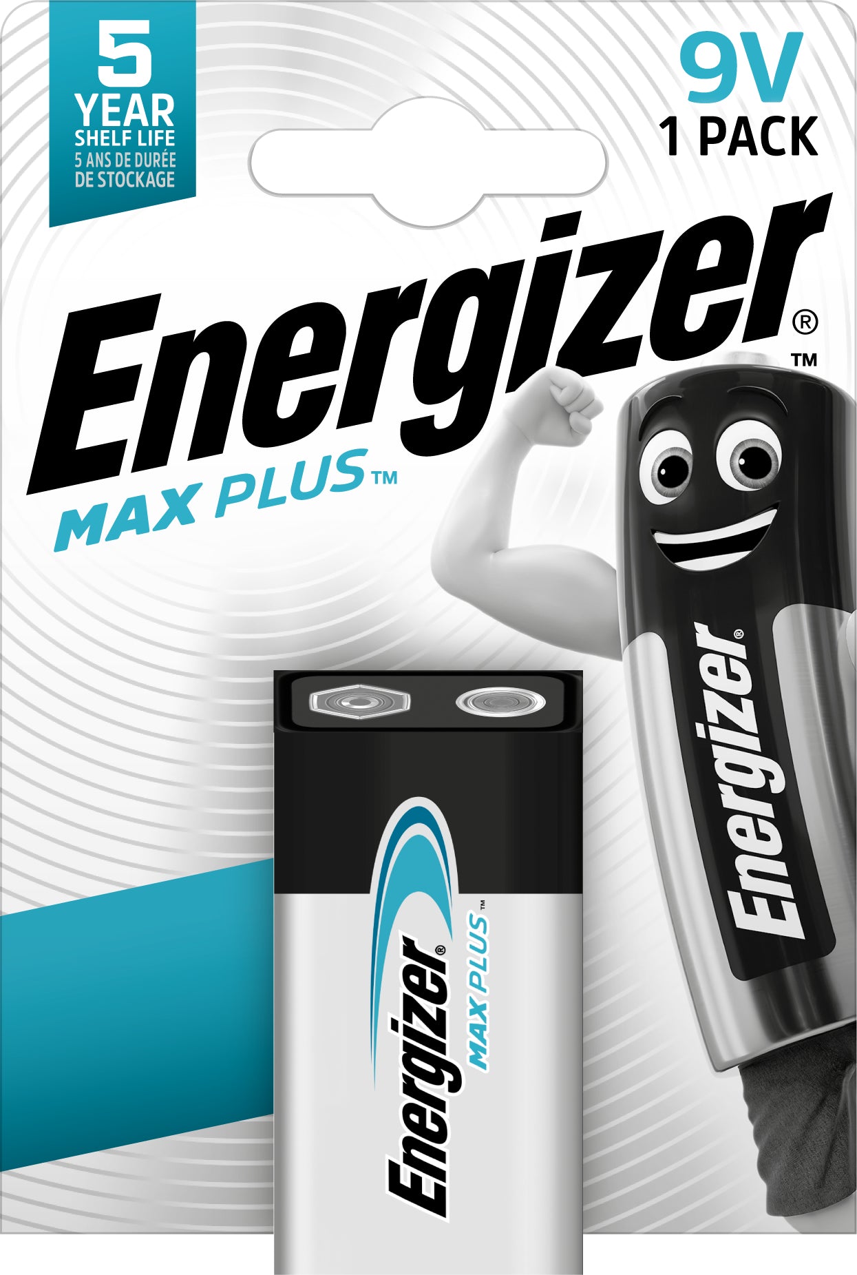 Energizer 9V Batterie – Alkaline, 9 V – 1 Stk.