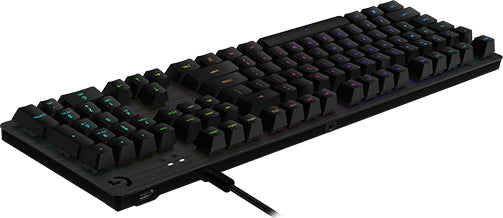 Logitech G G512 Carbon – Gaming-Tastatur – mechanisch – USB – QWERTY (UK-INT) – RGB – Graphit