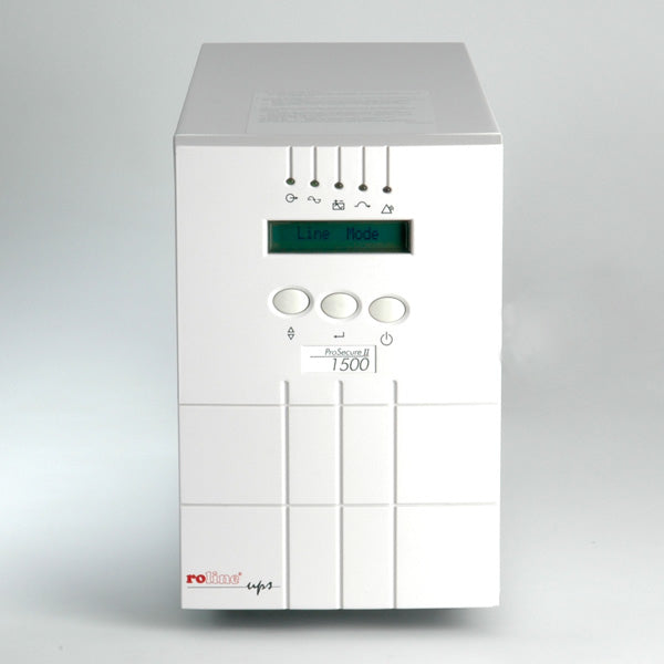 ROLINE ProSecure II 1500 USV 1,5 kVA/1050 W Online – Tower – C13×4, Eingang IEC C14 – Hot-Swap Batterien