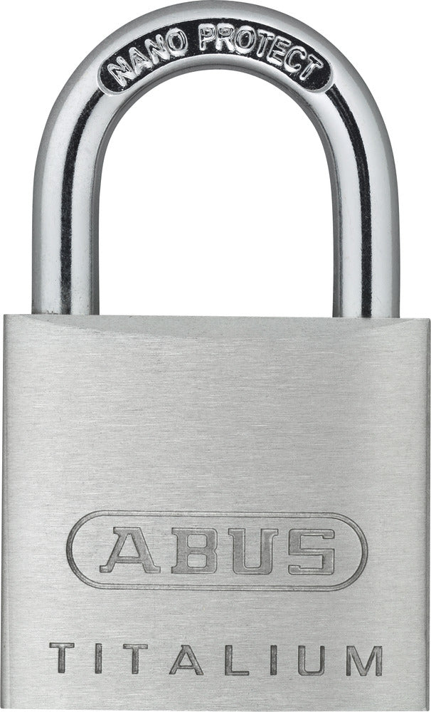 ABUS 64TI/30 Mechanisches Vorhängeschloss – Aluminium, Bügel 17×16 mm, Ø5 mm