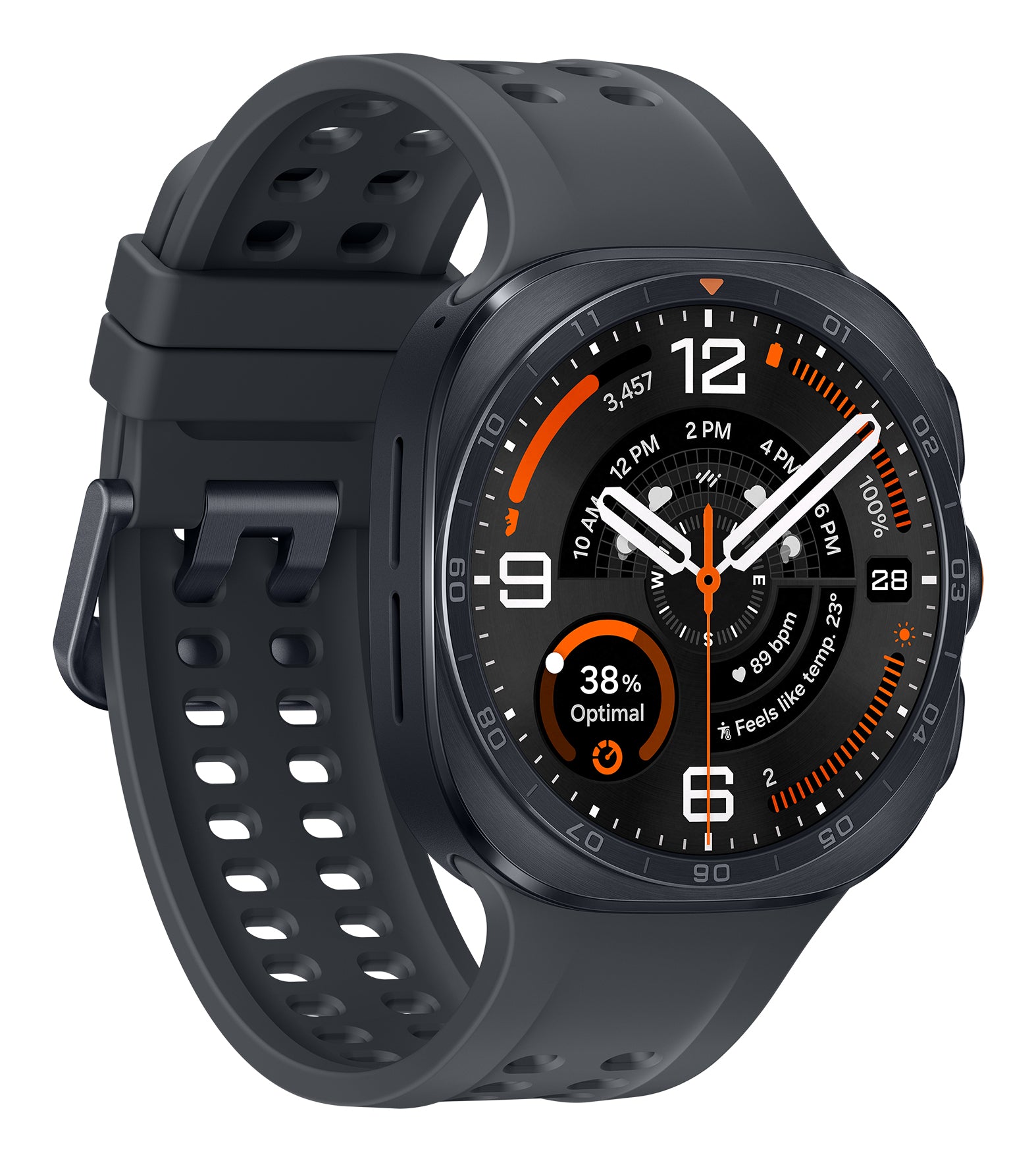 Samsung Galaxy Watch Ultra 2 47 mm GPS + Cellular – Titan Grau, 100 m