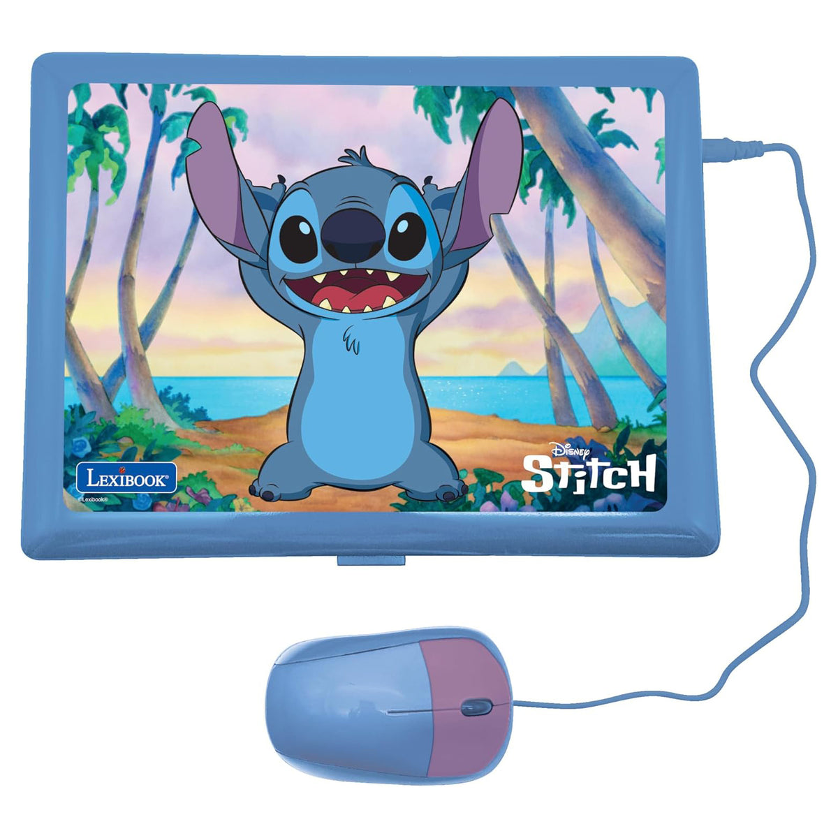 Lexibook Kinder-Laptop – Stitch, 124 Aktivitäten, ab 4 Jahren, Deutsch, Englisch
