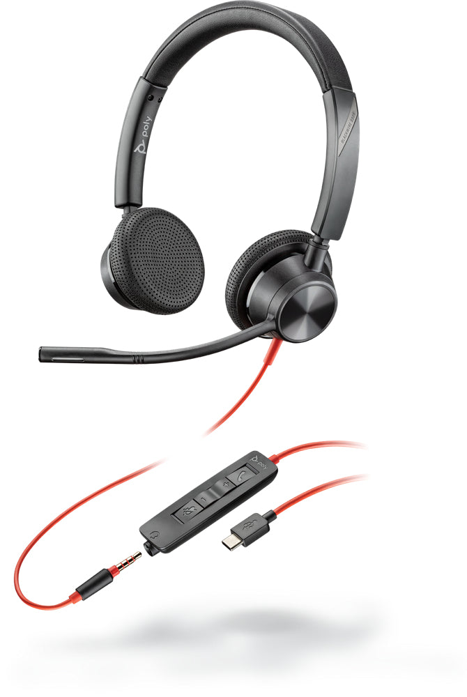 Poly Blackwire 3325 – Headset – USB‑C – für Microsoft Teams