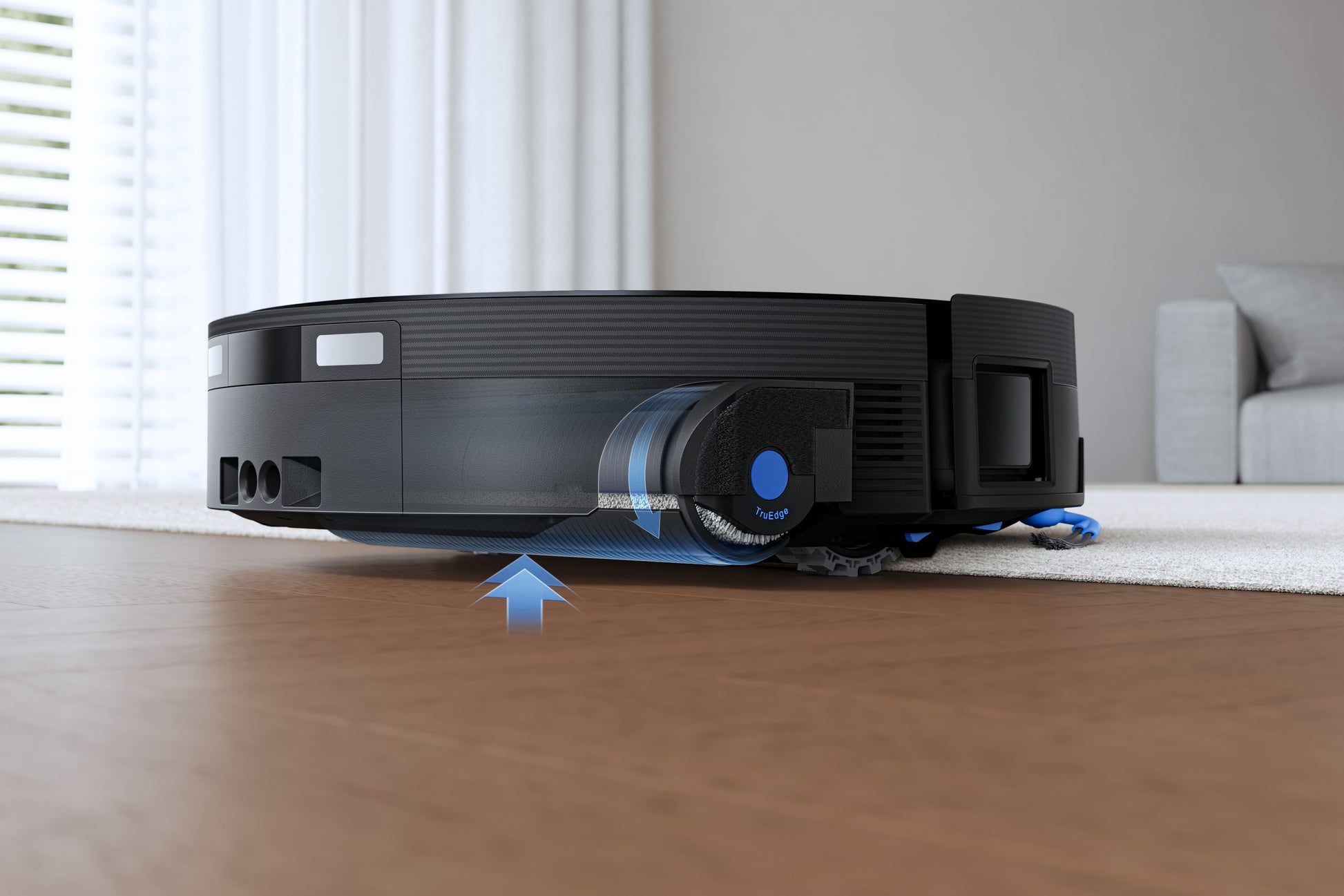 Ecovacs Saugroboter DEEBOT X12 OmniCyclone, mit Absaugstation, mit Wischfunktion – 22000 Pa, 497 min