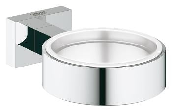 GROHE Essentials Cube Seifenhalter (Wand) – Bohren – Chrom – Metall