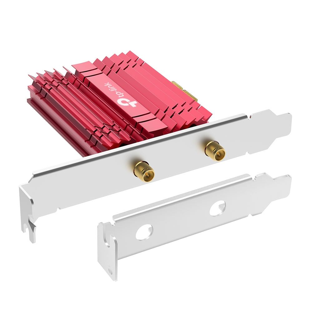 TP-Link AXE5400 PCIe-WLAN-Karte – Wi-Fi 6E (802.11ax), 5,4 Gbit/s, Bluetooth 5,2 – für PC