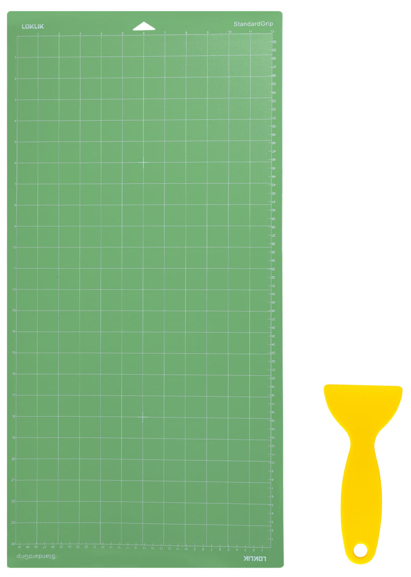 LOKLiK Plotter-Matte StandardGrip – 33,0 × 66,0 cm – Grün – für Cricut Maker – 3er-Set