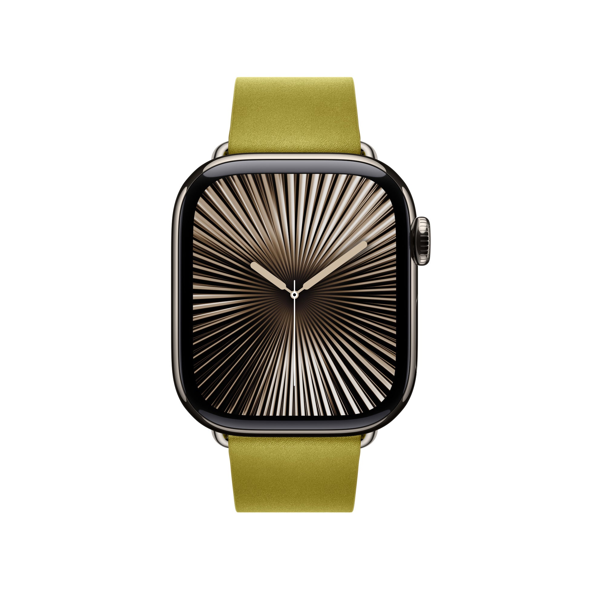 Apple Modern – Armband – für Apple Watch 42 mm, Chartreuse, L, Feintwill