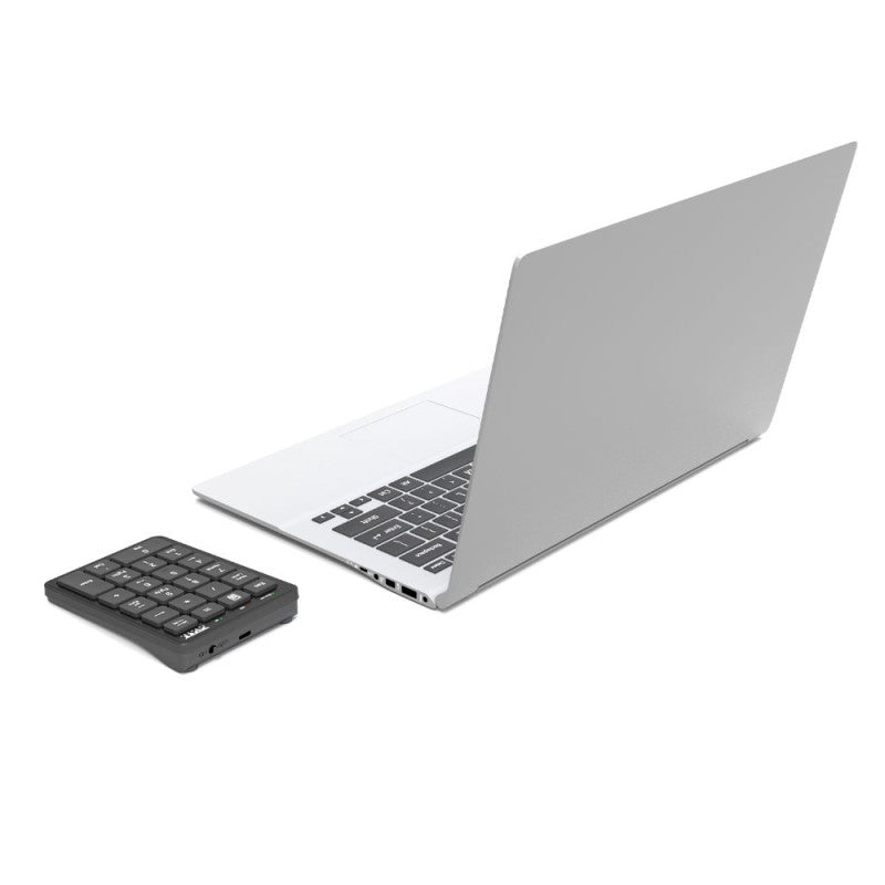 Port Designs BT Wiederaufladbares Ziffernblock 900802 – Ziffernblock-Steuerpult – Bluetooth – USB-C – wiederaufladbar – schwarz