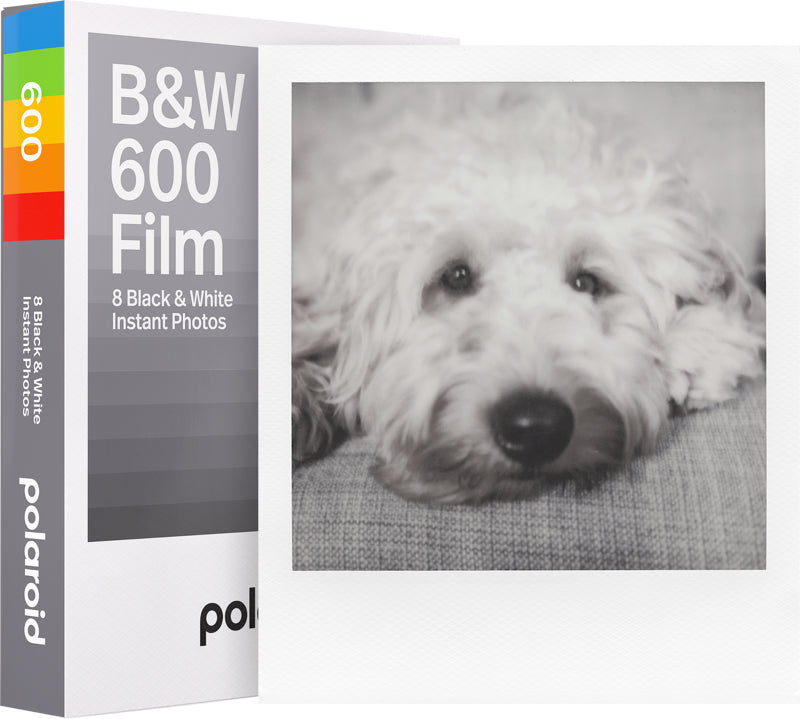 Polaroid Sofortbildfilm – Schwarzweiss, 79 × 79 mm Bild, ISO 640 – für 600 – 8er-Pack