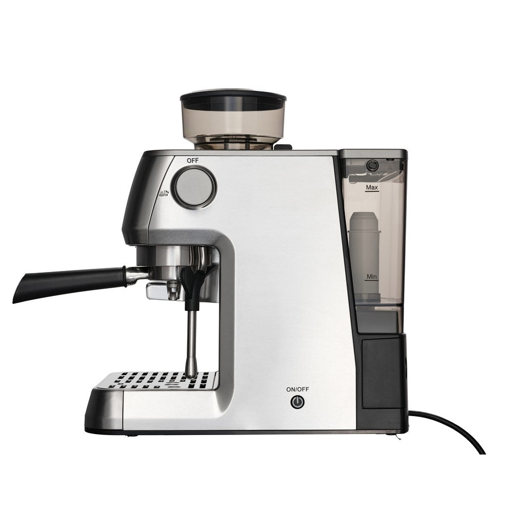 Solis Grind & Infuse Perfetta 980.35 Siebträgermaschine – 16 bar, 2,6 l, 250 g, 2 Tassen, Silber
