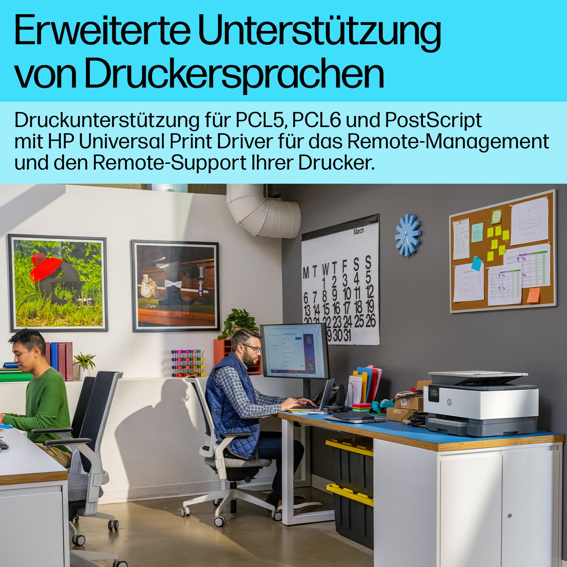 HP OfficeJet Pro 9120b – Farbtintenstrahl-Multifunktionsdrucker, A4, 4-in-1, Duplex, ADF, WLAN/LAN, AirPrint