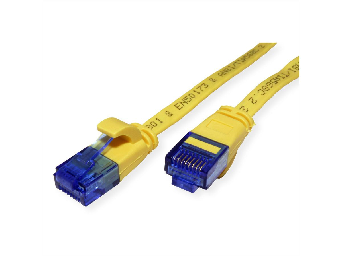 VALUE 21.99.2030 Patchkabel – Cat6a U/UTP, 0,5 m, Gelb, RJ-45