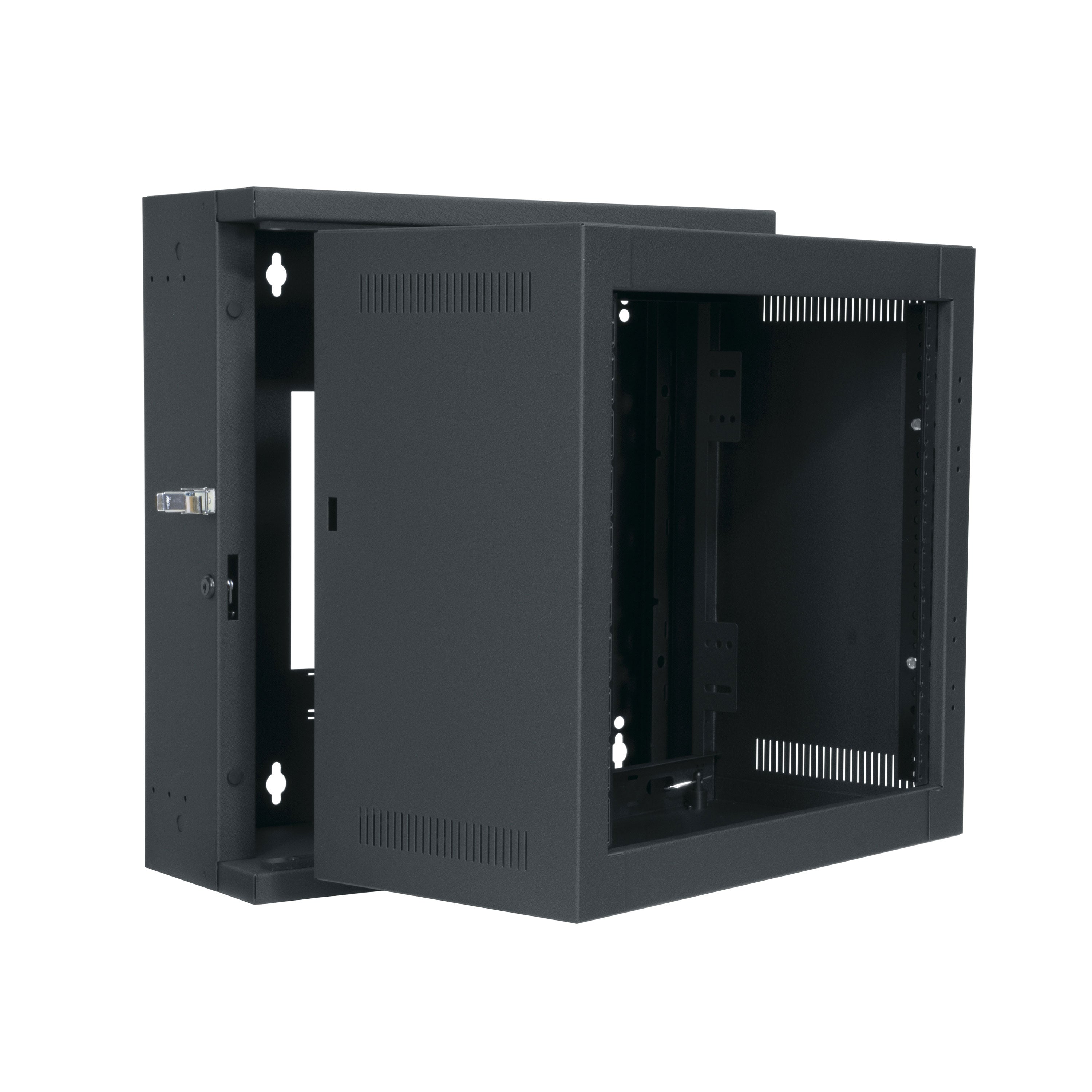 Middle Atlantic 10SP/22D ECONO WALLRK BK – Wandmontiertes Rack 22", 10U, 68 kg, Schwarz