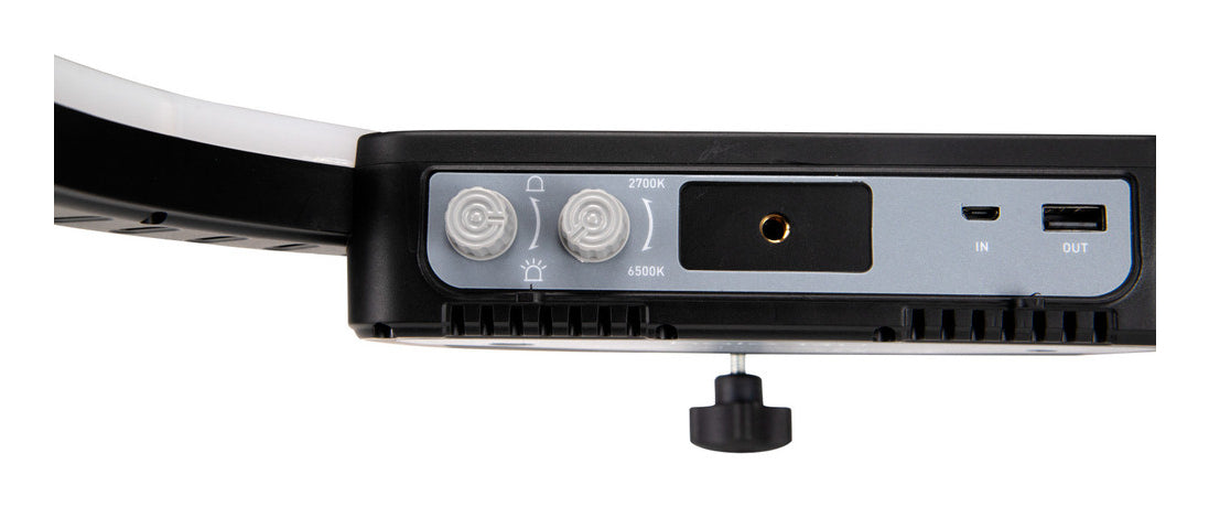 Nanlite Halo 14U Ringleuchte – 24 W, 2700–6500 K, CRI 95 – Akku