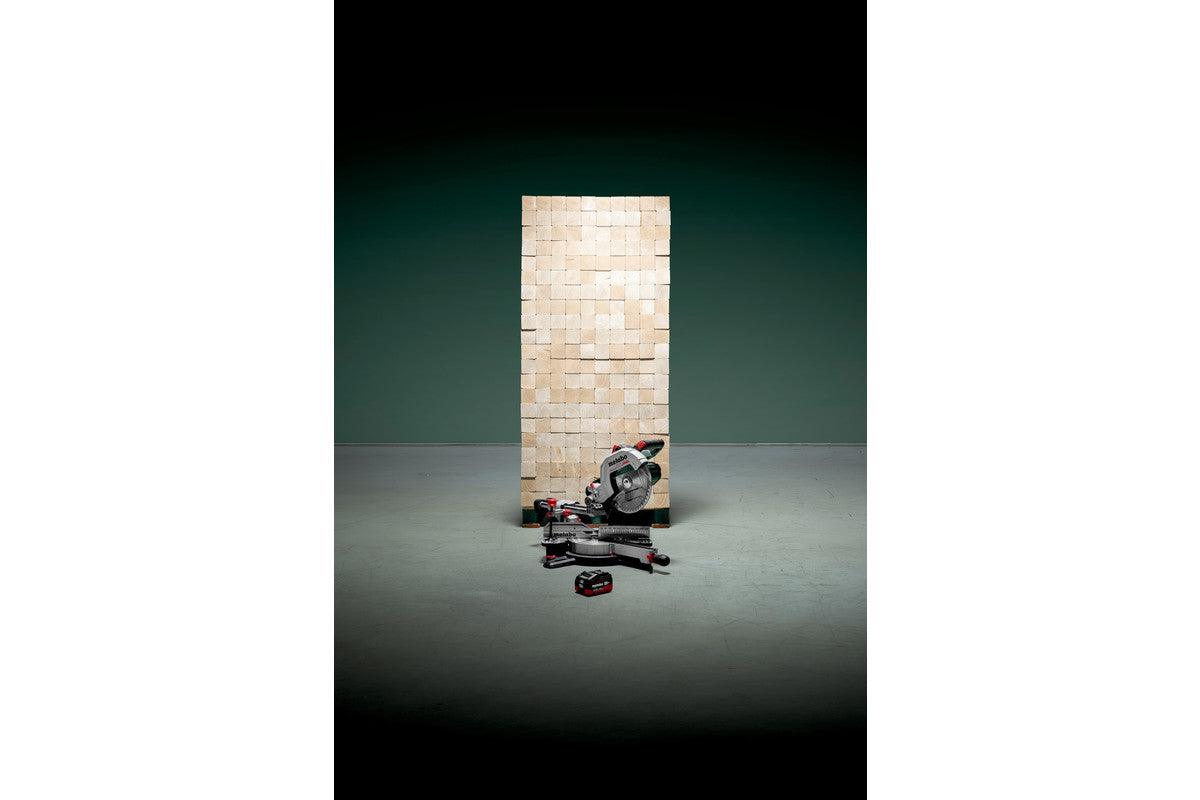 Metabo Akku-Kapp- und Gehrungssäge KGS 18 LTX BL 254 – 18 V (CAS) – Sägeblatt-Ø 254 mm – Solo