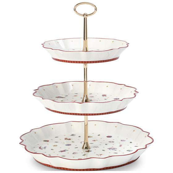 Villeroy & Boch Weihnachtsteller Toy's Delight – Ø 33 cm, Porzellan, Mehrfarbig