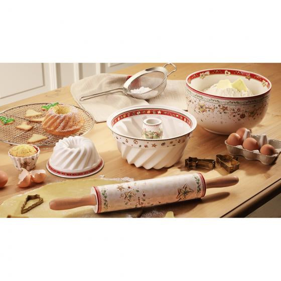 Villeroy & Boch Winter Bakery Sternschale – 800 ml, Ø 27 cm, Porzellan, Mehrfarbig, mikrowellengeeignet