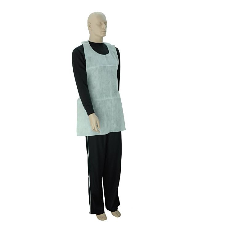 Weitawear Schürze – PP-Vlies, 76×95 cm, Weiss, 50 Stück