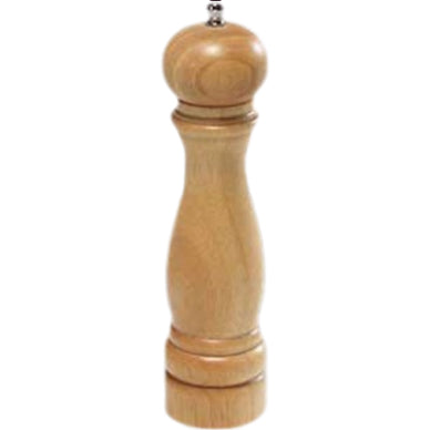 Kesper Salz-/Pfeffermühle 22 cm, Gummibaumholz/Acryl, Keramikmahlwerk, Braun