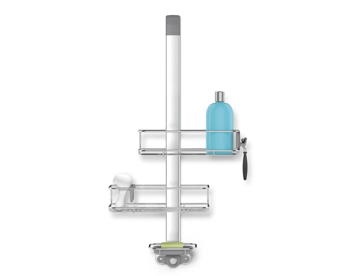simplehuman Aufbewahrungsbox (Bad) – 33,9×14,9×84 cm, Aluminium/Edelstahl