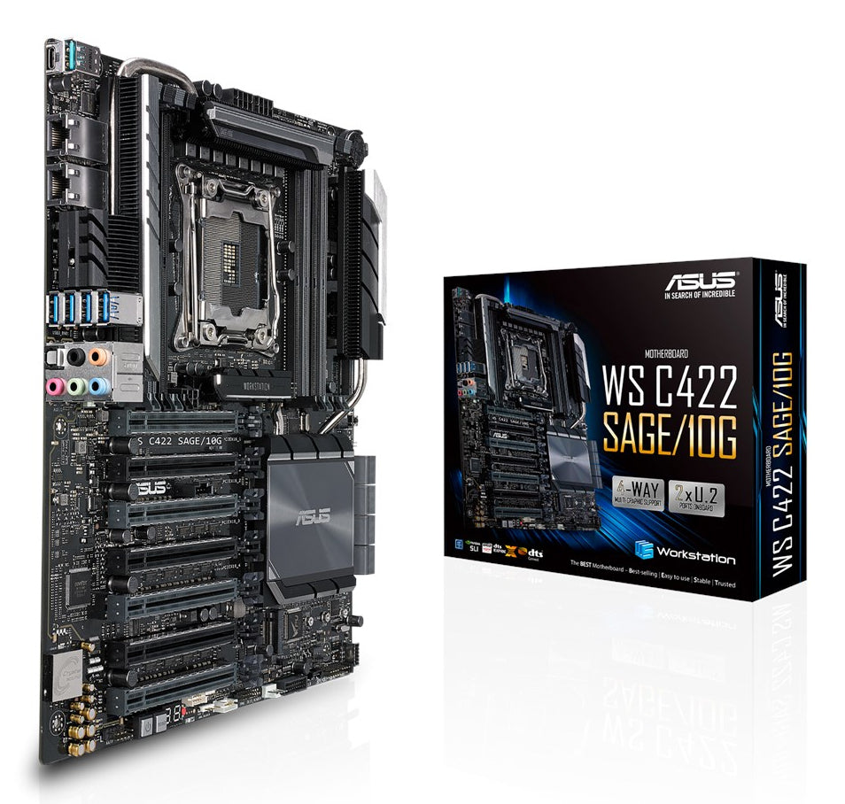 ASUS WS C422 SAGE Tower – LGA 2066, DDR4, 512 GB RAM