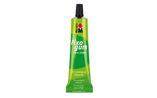 Marabu Fixogum Gummikleber wiederablösbar – 50 g, 10 Stk., für Papier, Karton, Kunststoff