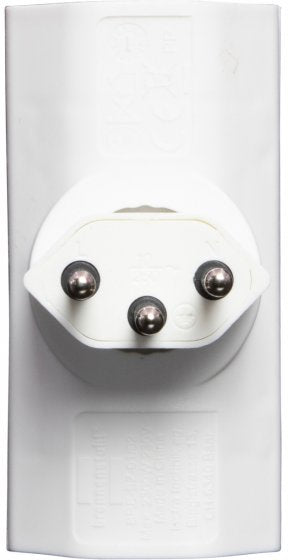 Brennenstuhl Adapterkabel, 2×T13, Eingang T12, drehbar 300°, 42×65×85 mm – weiss