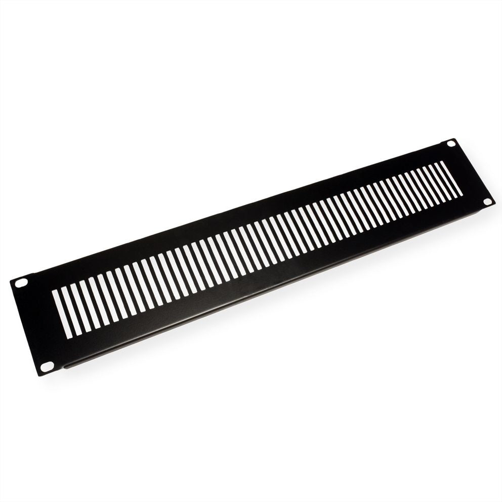 VALUE 26.99.0320 – 19" Frontabdeckung, 2U, belüftet, Schwarz