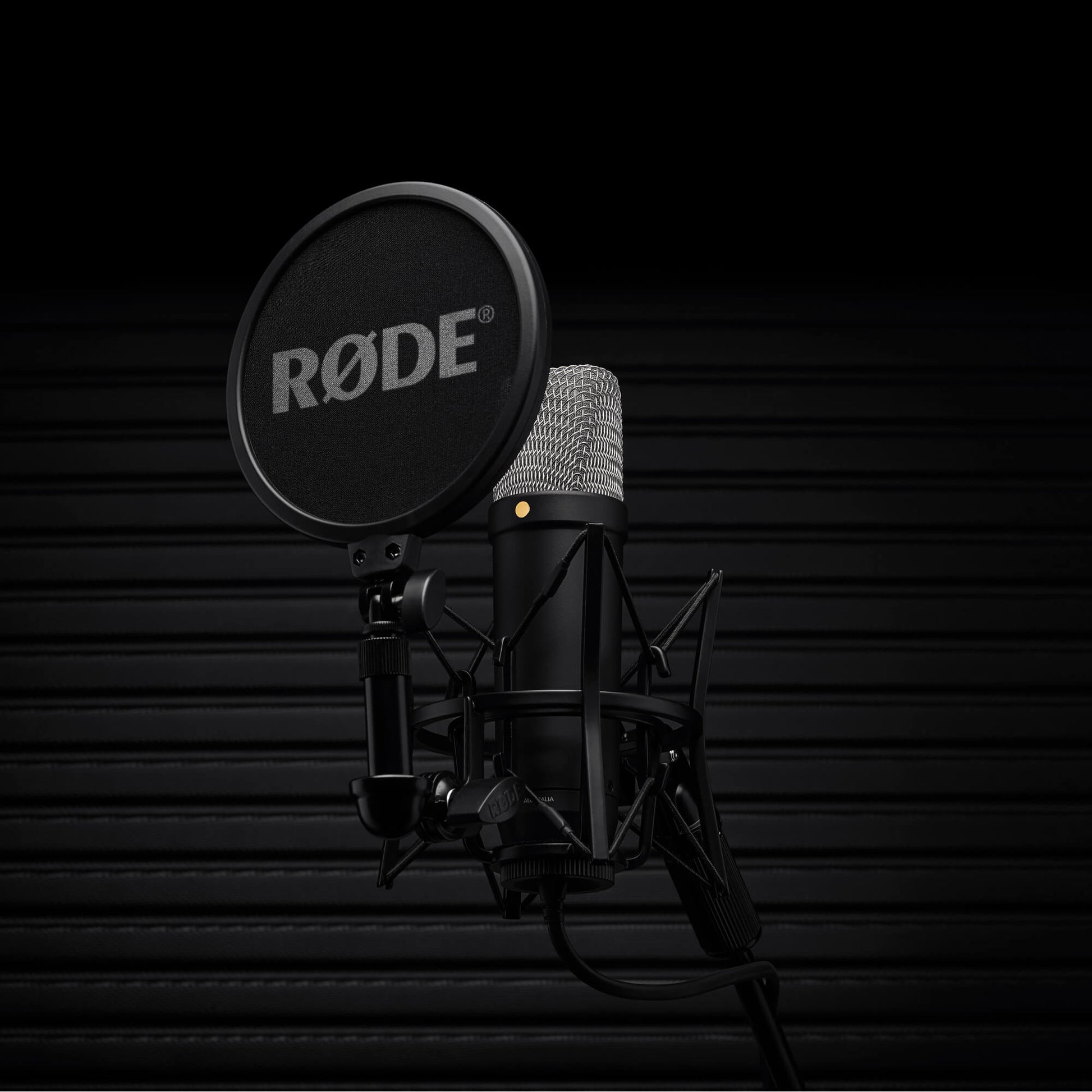 RØDE NT1-A (5. Generation) Studio-Mikrofon – USB-C, kabelgebunden, Niere, 32 Bit/192 kHz, für Mac/PC, Schwarz