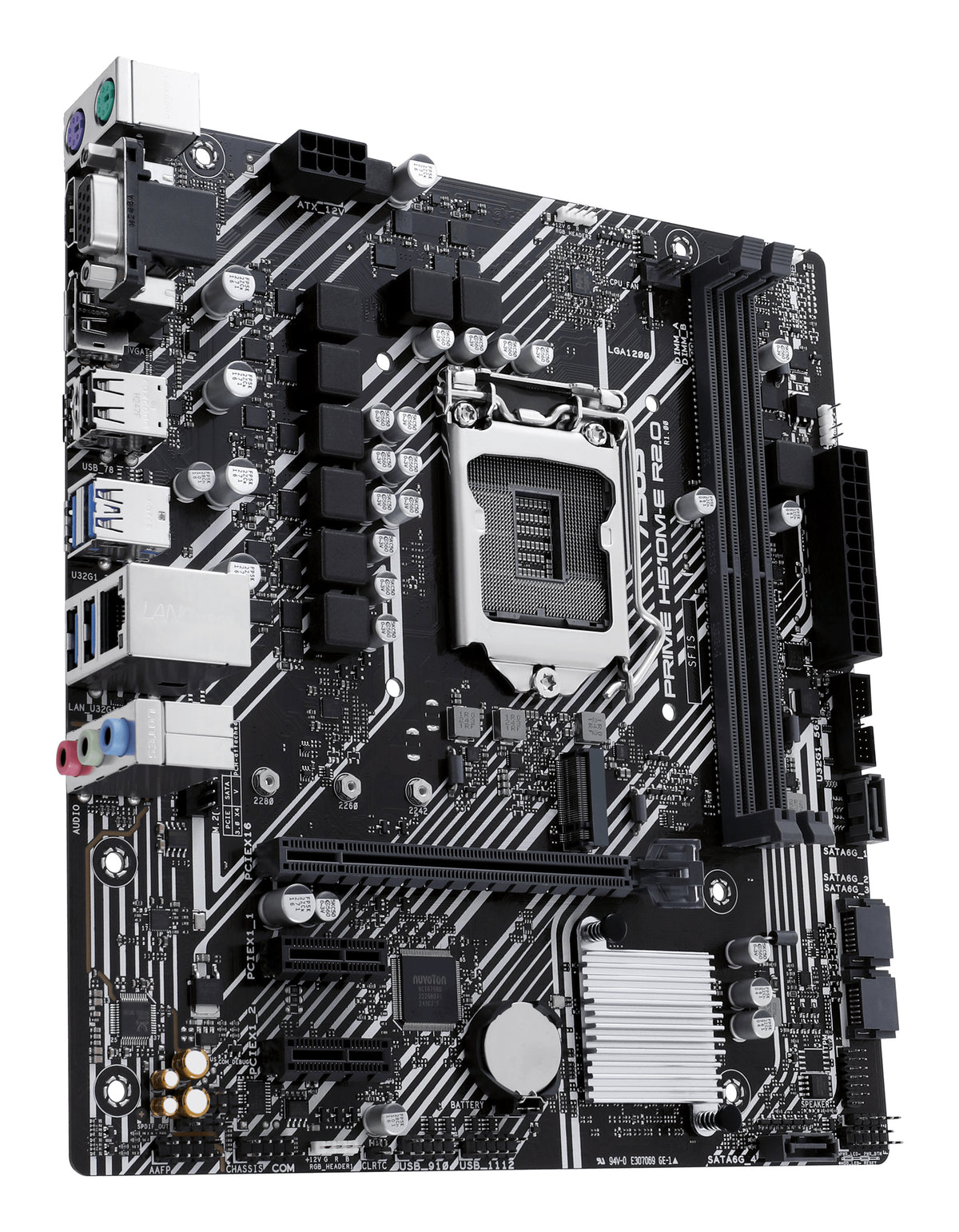 ASUS PRIME H510M-E R2.0 – Mainboard – LGA 1200, Intel H470, mATX, DDR4, 64 GB