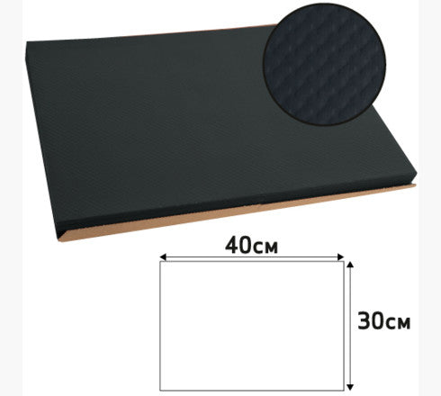 PRONAPPE Tischset Rechteckig, Papier, 30 × 40 cm, Schwarz – 500 Stk.